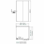 Душевой уголок WasserKRAFT Dill 61S14 80x110