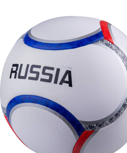 Мяч футбольный Flagball Russia №5, белый