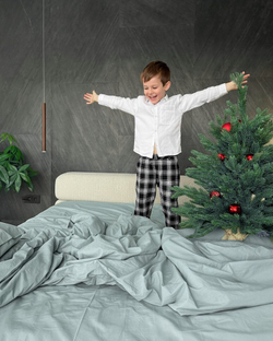 Вареный хлопок Голубая Мята