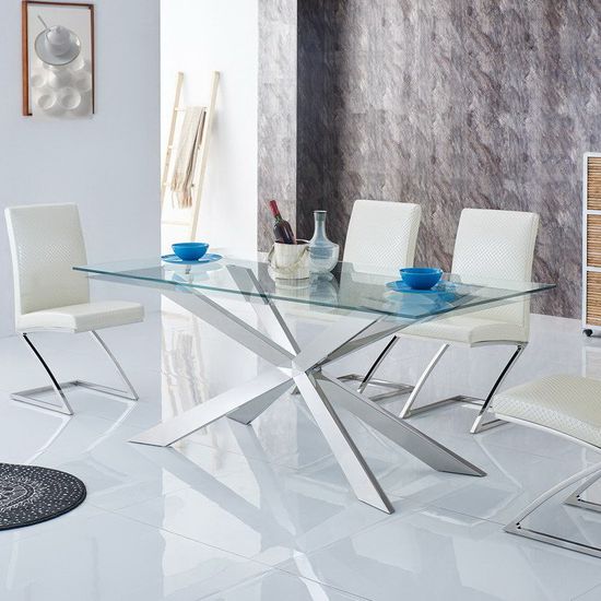 Стол Sofia стеклянный 160