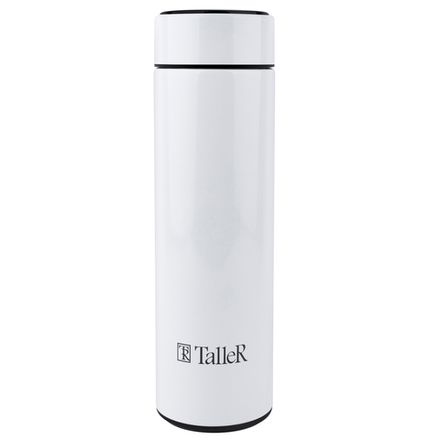 Термос с термометром. 450 мл. Белый