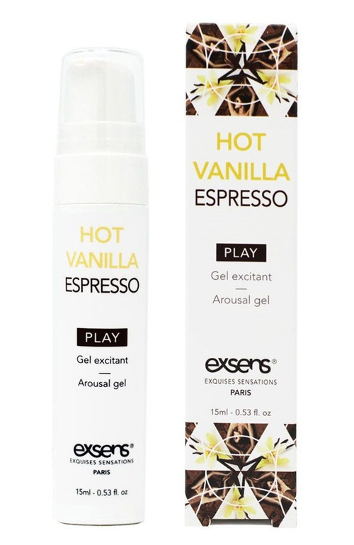 Возбуждающий гель Exsens Hot Vanilla Espresso, охлаждающий, 15 мл