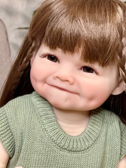 Кукла Реборн виниловая 55см в пакете (FA-129)