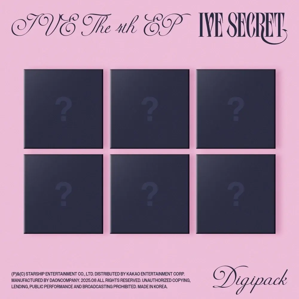 Альбом IVE - IVE SEVRET [Digipack ver.]