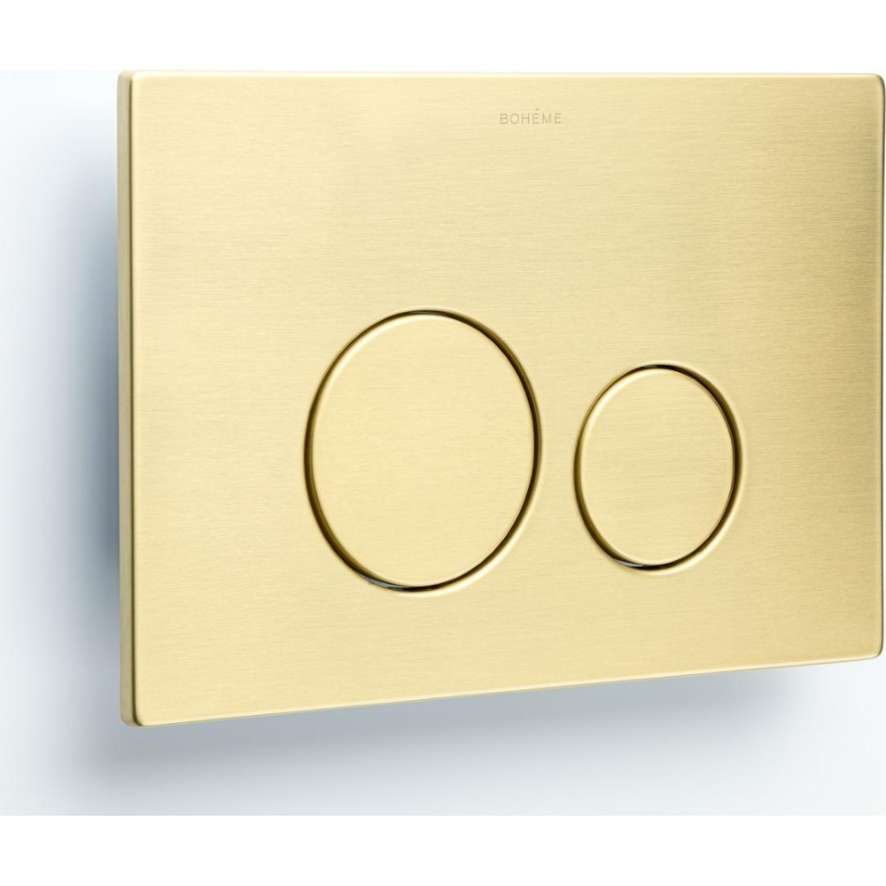 Клавиша смыва Boheme 649-MG нержавеющая сталь ультраплоская для инсталляции Geberit, Matt Gold