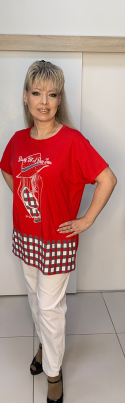 Футболка из хлопка с оригинальным изображением