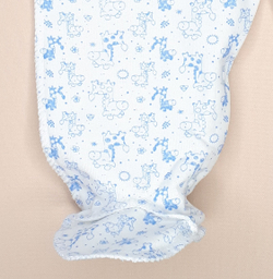 Комбинезон Мини Жирафики (голубой)