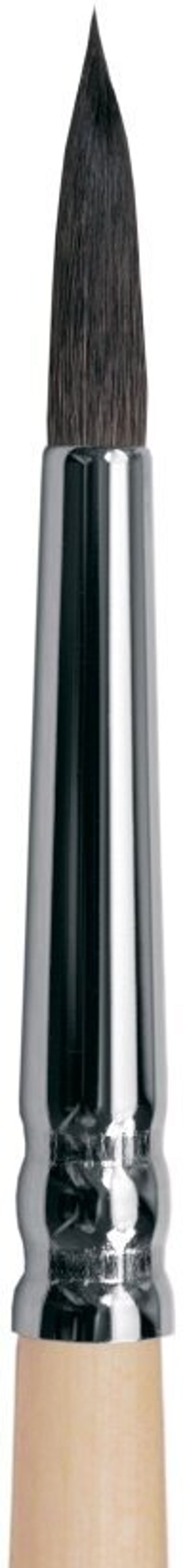 Кисть художественная ROUBLOFF (Рублев) белка, круглая, № 2, короткая ручка, ЖБ1-02,00Б