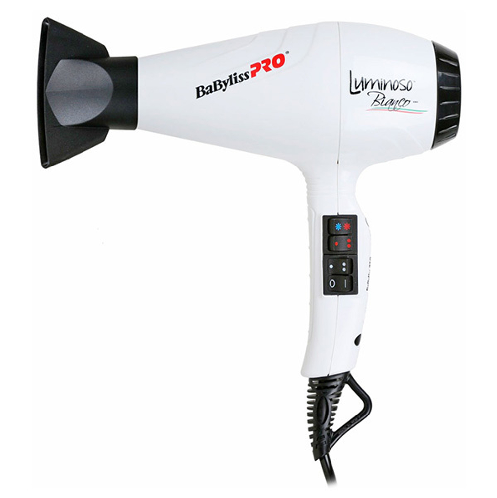 Фен профессиональный белый BaByliss Luminoso Bianco BAB6350IE 2100Вт