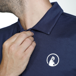 Мужское теннисное поло Quiet Please Tournament Polo Men - Blue