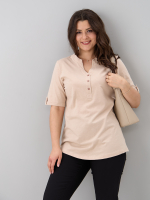 Блузка БЛ-122/фламли-бежевый