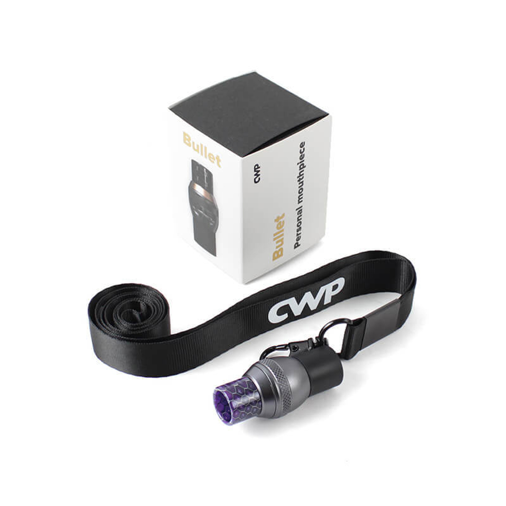 Индивидуальный мундштук CWP Bullet (Grey-Purple)