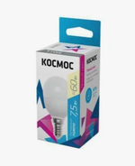 Лампа диодная Космос шарик 10,5W тёплый свет Е14 3000К
