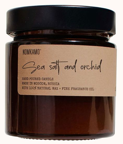 SEA SALT AND ORCHID свеча в янтарной банке, Nomkamo