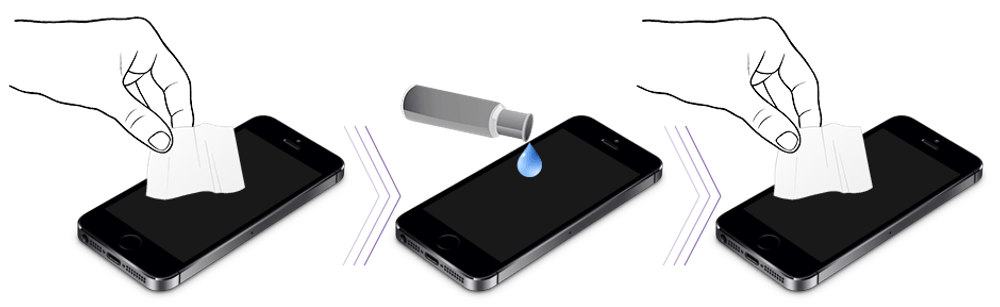 Жидкое нано-покрытие для защиты дисплеев Broad high-tech NANO