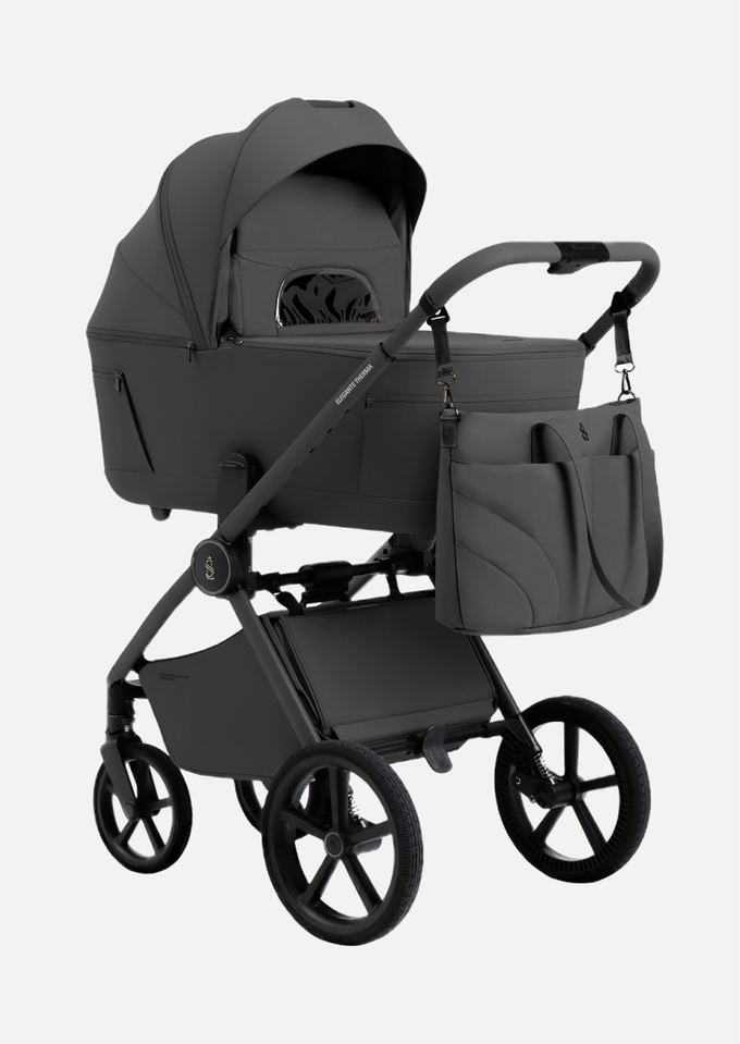 Sweet Baby Коляска 2 в 1 SBL Elegante Therma (Colore) Dark Grey