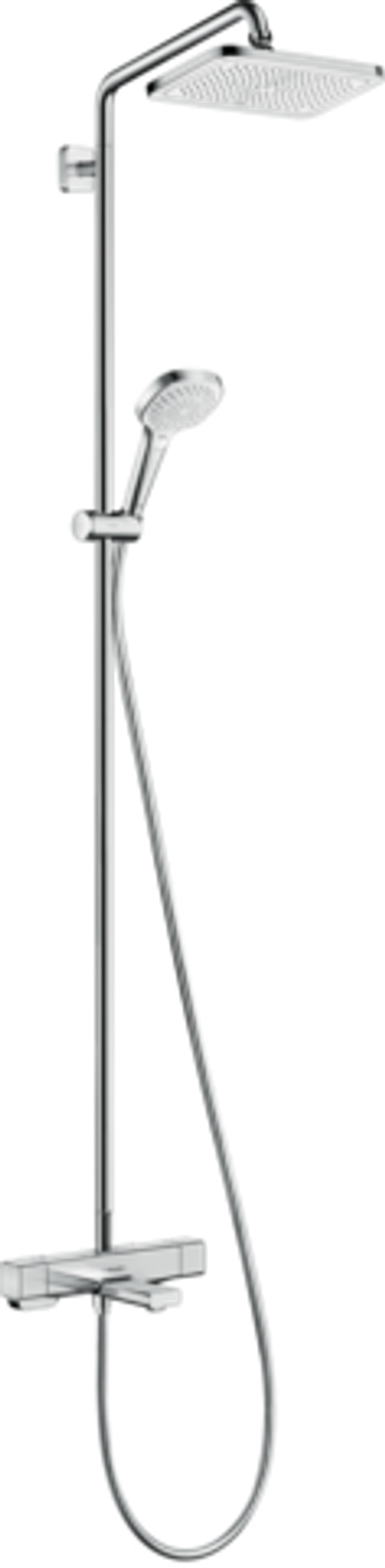 Душевая 27687000 Croma E 280 1jet система Showerpipe для ванны, хром