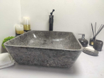Раковина из мрамора Square Grey Medium MS-60190 45*45*15