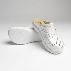 Сабо женские LEON medikal (белый) MED100W