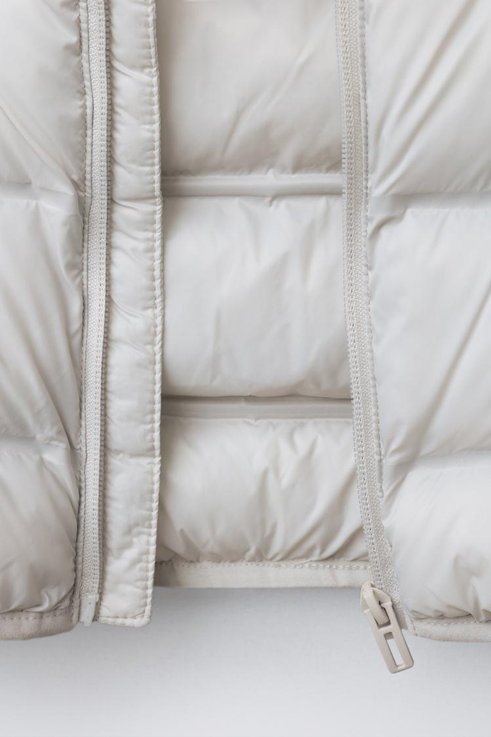 ZARA УЛЬТРАЛЕГКИЙ ЖИЛЕТ WATER REPELLENT, ЦВЕТ ЛЬДА