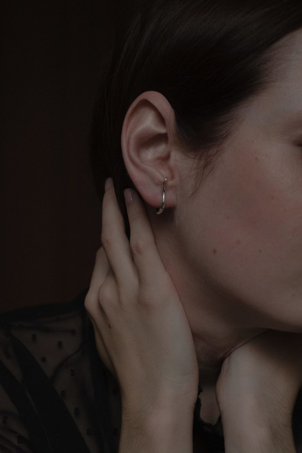 Серьги Изгибы