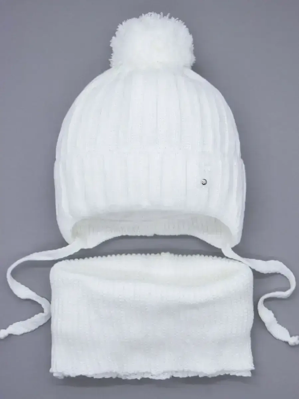 Шапка для девочек осенняя и снуд