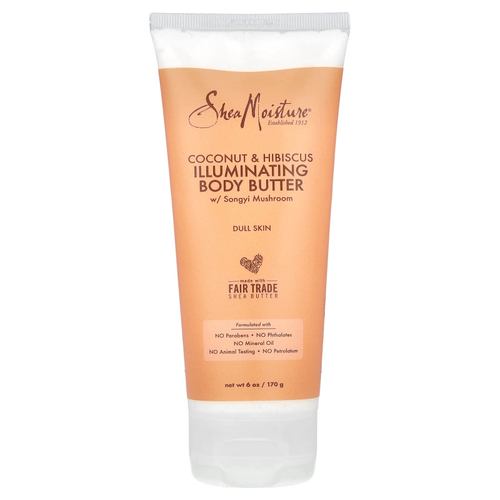 SheaMoisture, Осветляющее масло для тела, кокос и гибискус, 6 жидких унций (177 мл)