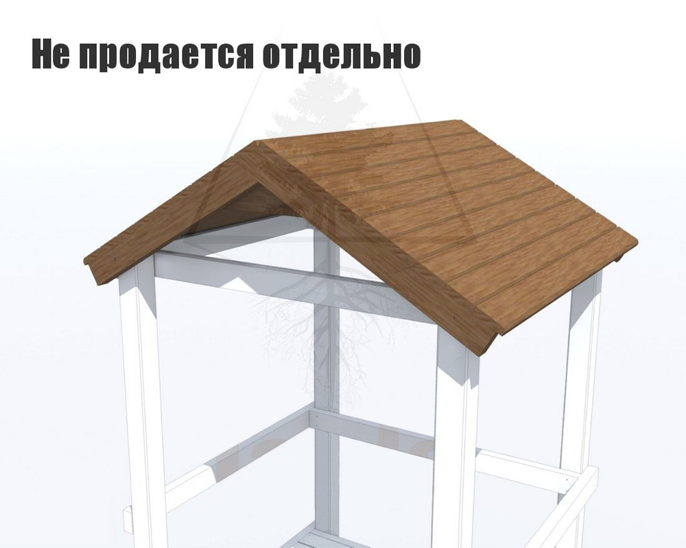Крыша деревянная двускатная