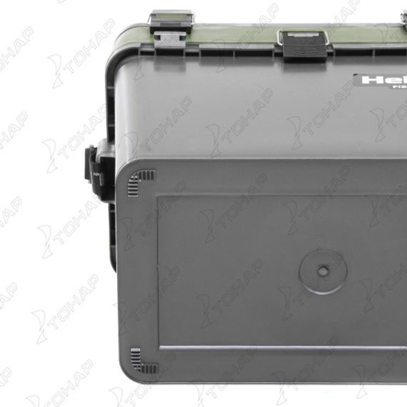 Ящик рыболовный зимний серый/хаки (HS-IB-19-GH) Helios