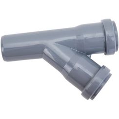 Тройник Политэк Пайп 32х32/45гр. ВК (40)