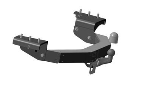 Фаркоп Oris с декоративной накладкой на Toyota Fortuner 2015-(кроме TRD) (паспорт и сертификат в комплекте,без электрики) 3019-FL