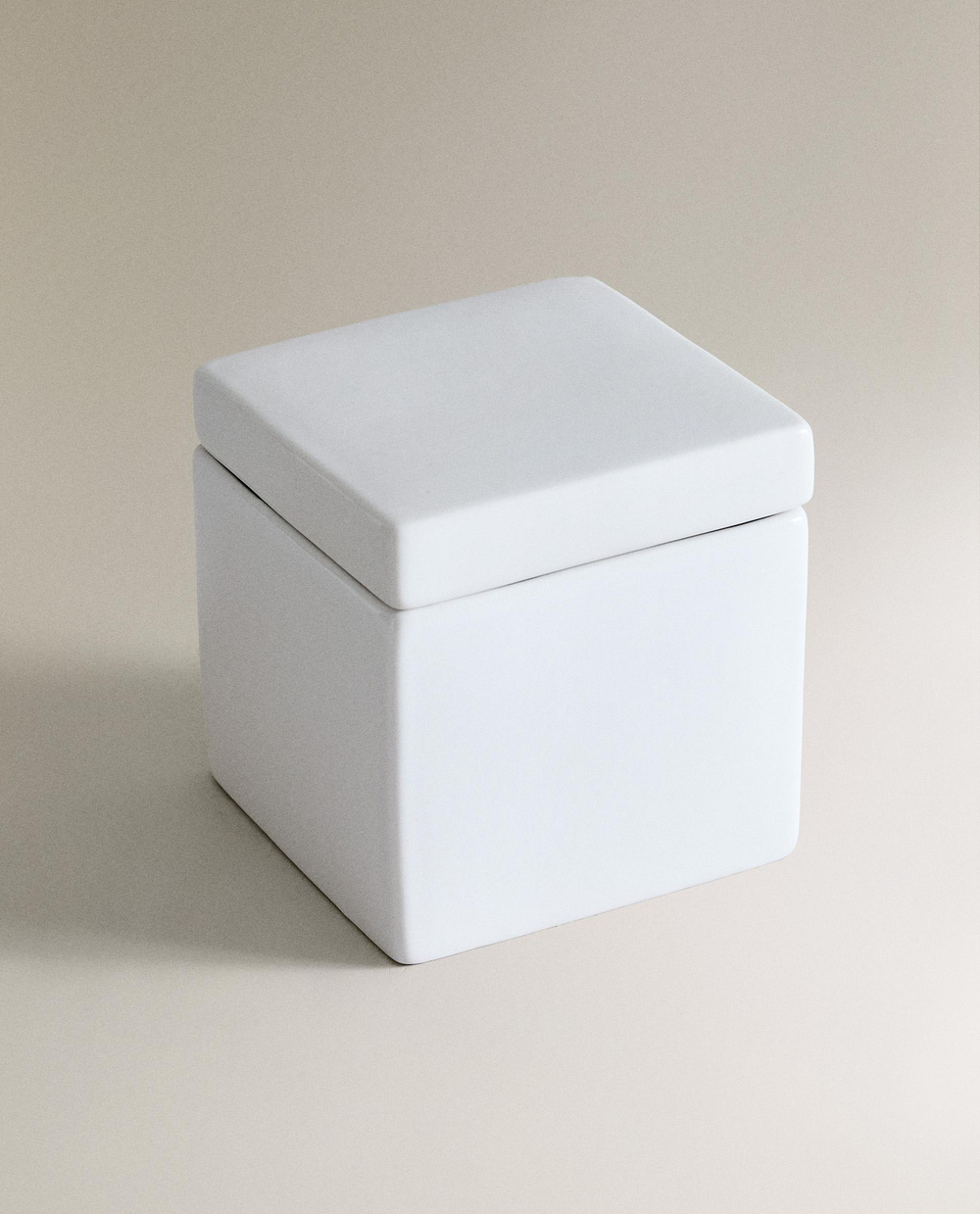 Zara Home коробка для хранения, фаянс, белый
