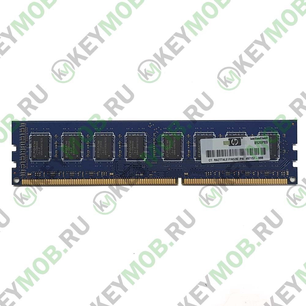 Оперативная память ELPIDA DDR3 2GB 2Rx8 PC3-10600U-9-10-b0