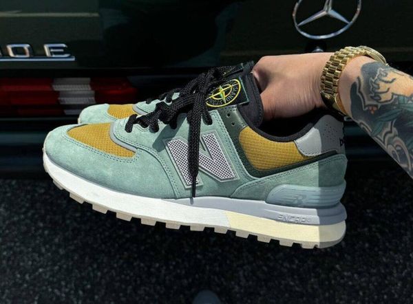 Stone Island x New Balance 574 Legacy вышли!