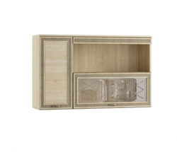 Полка навесная Ливорно ЛН-4, дуб