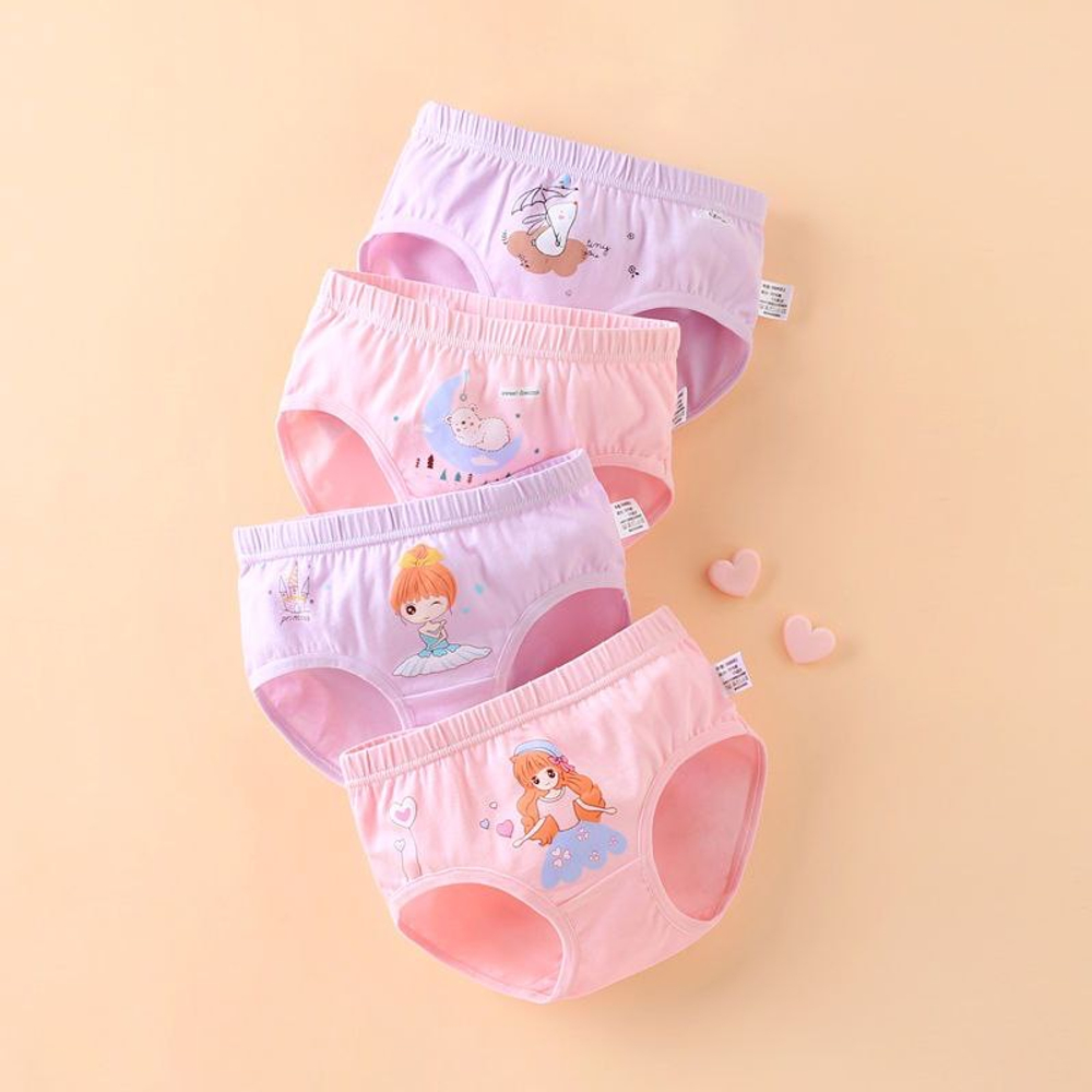 Комплект трусов для девочек (4 шт.)