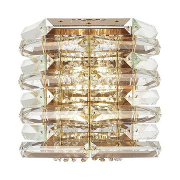 Настенный светильник 2*Е14 SL6137.201.02 медный/прозрачный Strozzi ST-Luce