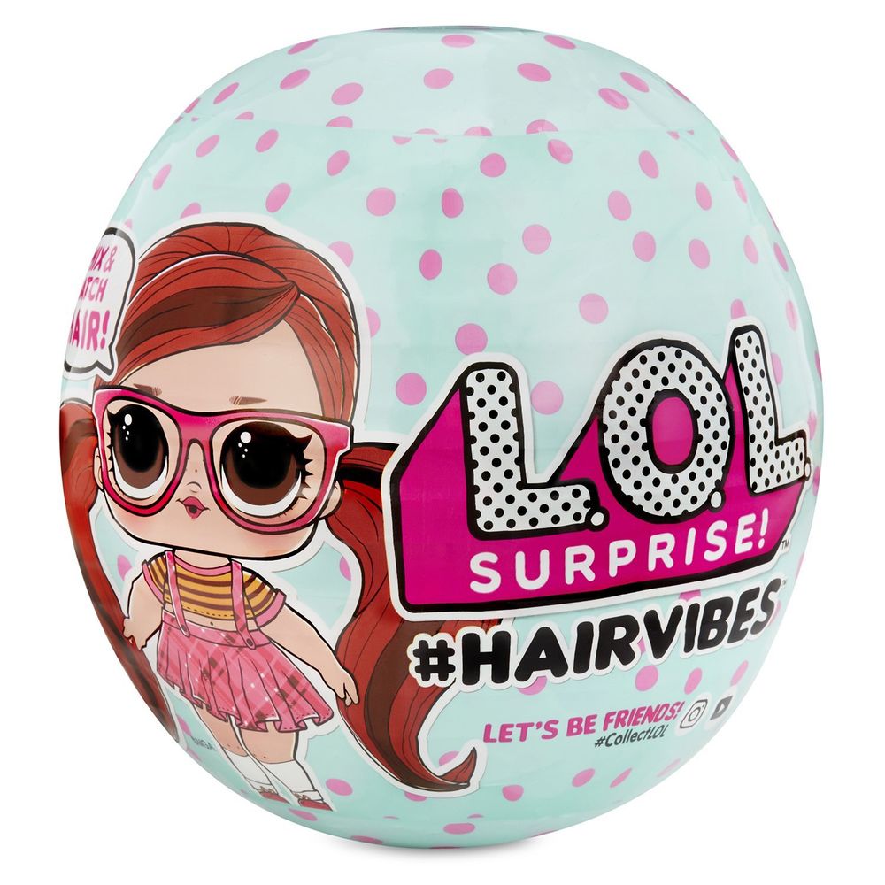Кукла LOL Hairvibes в шаре в непрозрачной упаковке (Сюрприз) 564744E7C-V