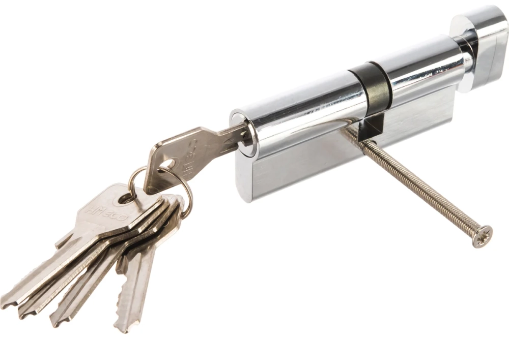 Цилиндровый механизм НОРА-М ЕСО Z ЛВ-80 45-35 хром Х 16097