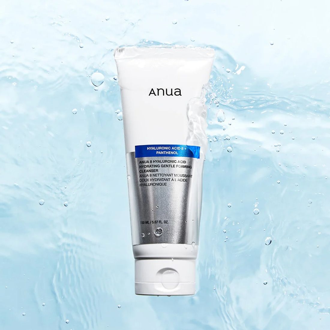 Мягкая пенка для умывания Anua 8 Hyaluronic Acid Hydrating Gentle Foaming Cleanser