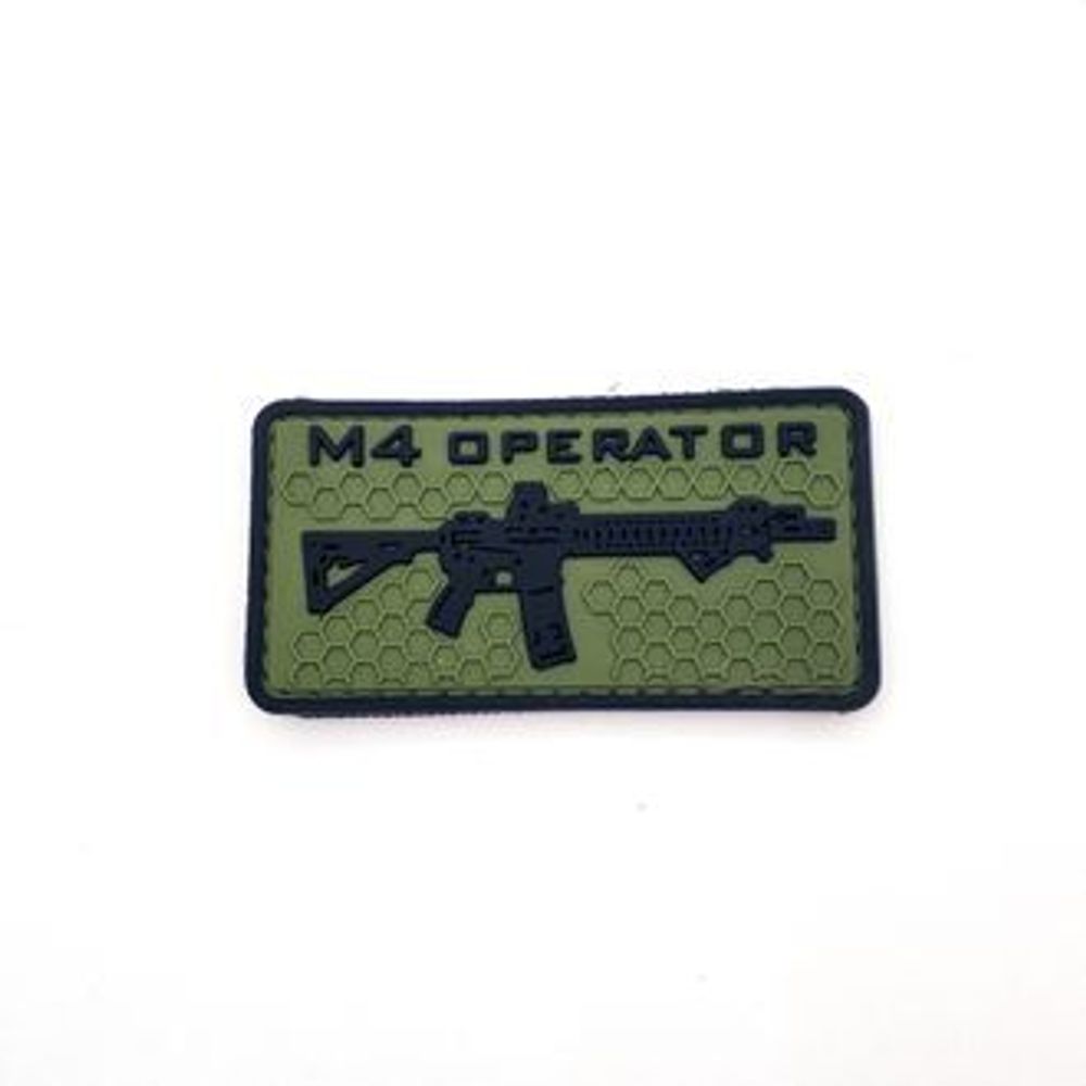 Патч M4 operator (8 х 5 см) олива