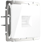 Розетка Ethernet RJ-45 cat. 6A экранированная (белый) W5120101