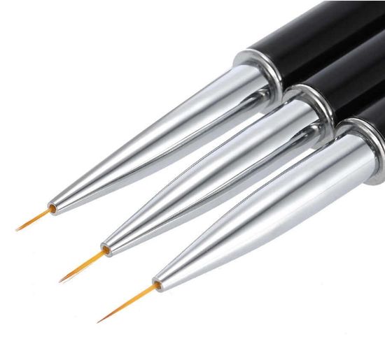 Кисть "идеальный волосок" для дизайна ногтей 9 мм