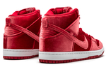 Nike Dunk SB non-slip lightweight high-top sneakers men's red