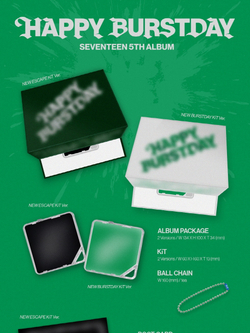 Альбом SEVENTEEN - HAPPY BURSTDAY 5th Album 2 KIT Version SET