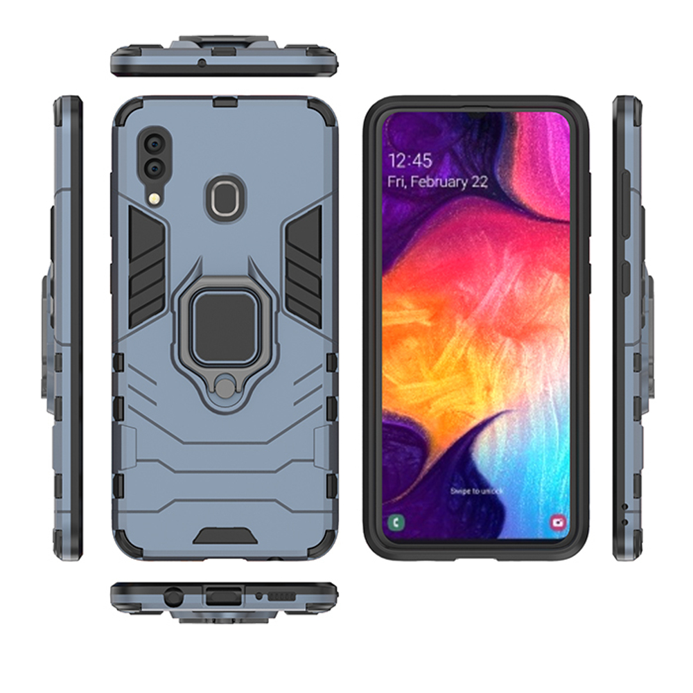 Противоударный чехол с кольцом Panther Case для Samsung Galaxy A30 / A20