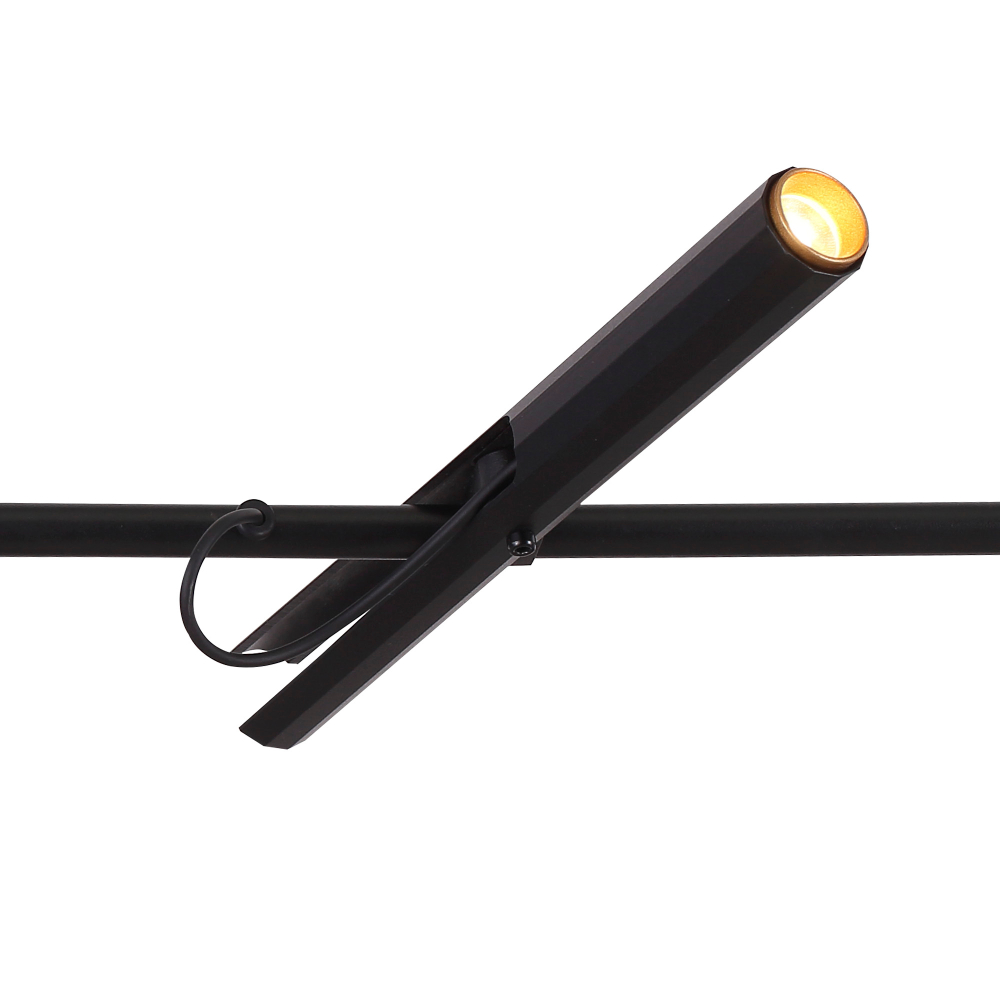 SL6210.403.04 Светильник подвесной ST-Luce Черный/Черный, Золотистый LED 4*3W 3000K LILT
