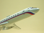 Модель самолета Ту-134Б-3 (М1:100, СЛО России)
