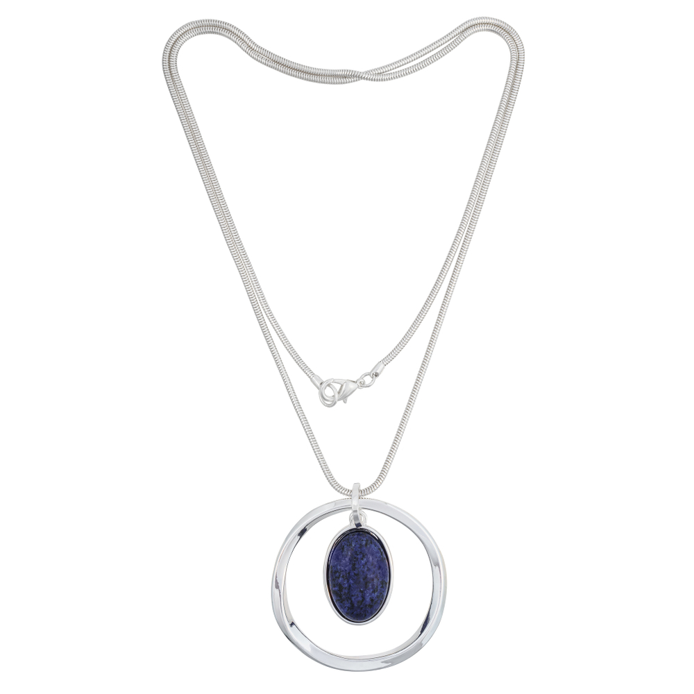 Колье Fiore Luna NATURAL LAPIS LN5133 BL/S