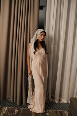 Комбине на бретелях red